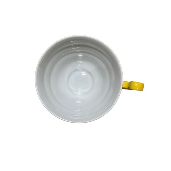 Yellow Demitasse Cup LC Czechoslovakia Gebrüder Benedikt Vintage - Picture 3 of 4